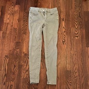 Olive Green Skinny Jeans